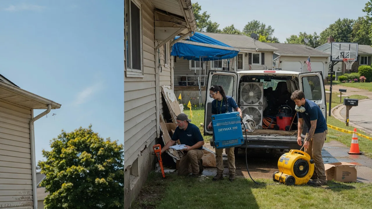 Ceiling Leak Cleanup in Manchester, MD near me