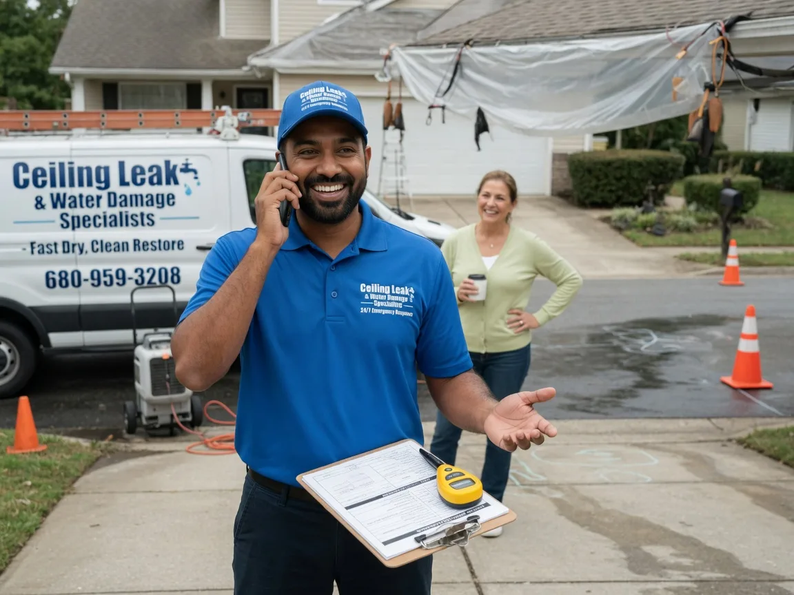 Ceiling Leak Cleanup Manchester, MD FAQs